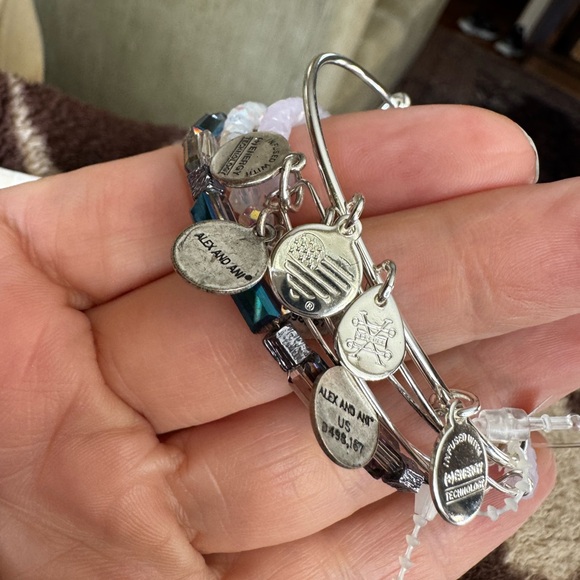 Alex and Ani Beaded Bracelet 4 Set - Picture 9 of 11
